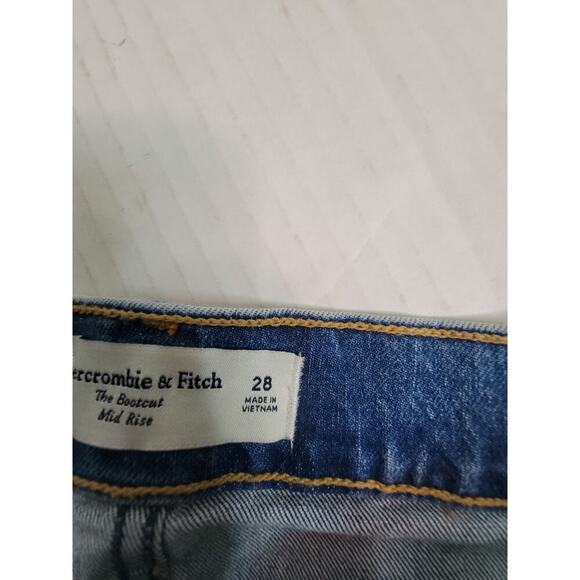 Abercrombie & Fitch Jeans Womens 28 X 33 The Bootcut Mid Rise Stretch Festival - Picture 7 of 10